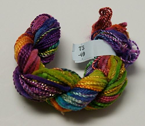 Hand Dyed Multi-Skein Five Different Threads for Embroidery (49)