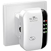 WiFi Extender, WiFi Signal Booster Up to 5800sq.ft and 58 Devices, WiFi Range Extender, Wireless Internet Repeater, Long Range Amplifier with Ethernet Port,1-Key Setup, Access Point, Alexa Compatible