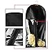 Wig Storage Bag Holder Case, Wigs Pouch Dust-Proof Organizer Protect for Professional Hair Extensions, Pack of 10 (Black)thumb 3