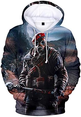 3D Printed Rainbow Hoodie Hooded Pullover Sweatshirt