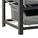 Sandusky Lee UR4416BIN36 Black Zinc Steel Bin Shelving Unit with 36 Storage Bin, 57