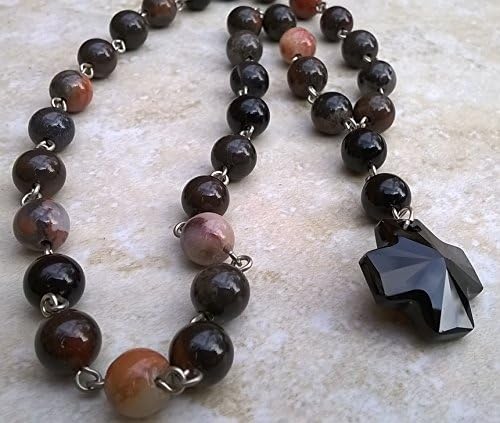Jasper and Crystal Anglican Prayer Beads