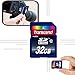 Transcend 32GB High Speed Memory Card KIT for Samsung NX500, NX1, NX3000, WB2200F, WB1100F, NX30, NX, NX2000, NX1100, NX300, NX300M, EX2F, NX1000, NX210, NX20, NX200, SH100 Digital Cameras
