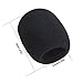 Acrux7 Foam Microphone Windscreen - Large Size Microphone Cover for Audio Technica AT2020 and other Large Mic (Black)