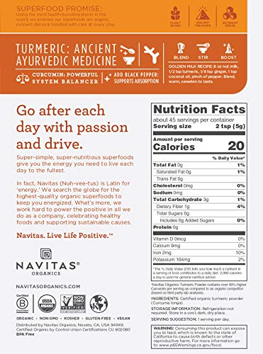 Navitas Organics Turmeric Powder - Image 2
