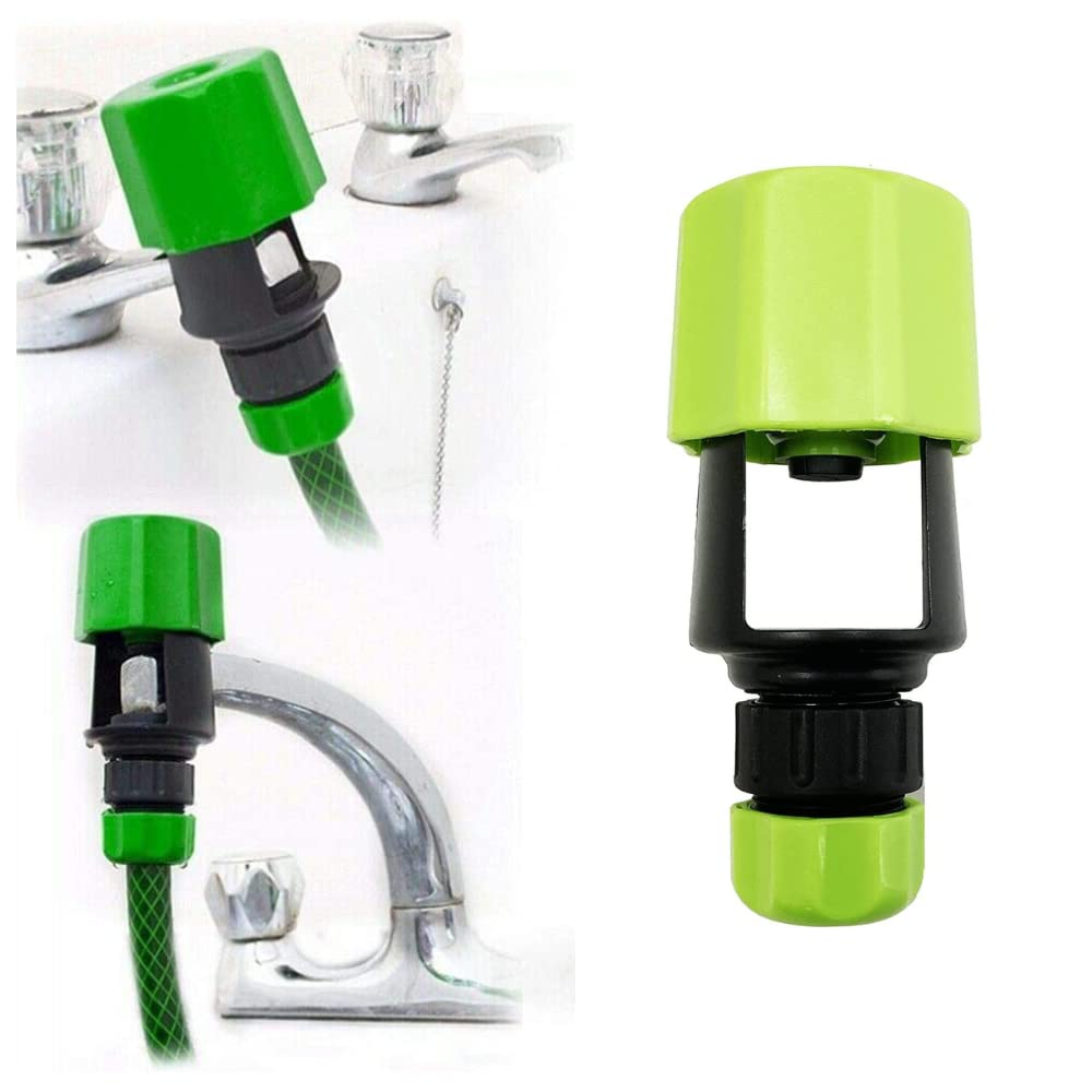 Kitchen Tap Hose Connector Pipe Garden Watering Connector, Hose Mixer Adaptor for Indoor Outdoor UK Seller