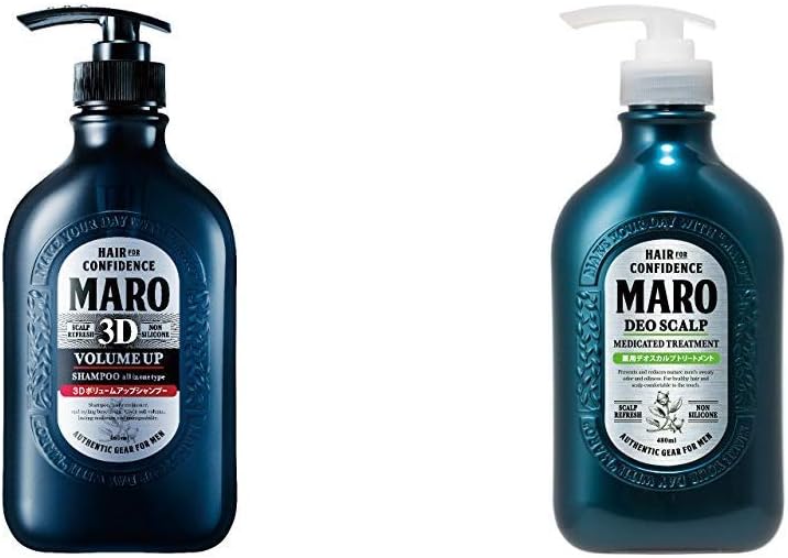 Amazon セット買い Maro 3dボリュームアップ シャンプー Ex 460ml 薬用 デオスカルプ トリートメント 480ml 医薬部外品 Maro マーロ ビューティー 通販