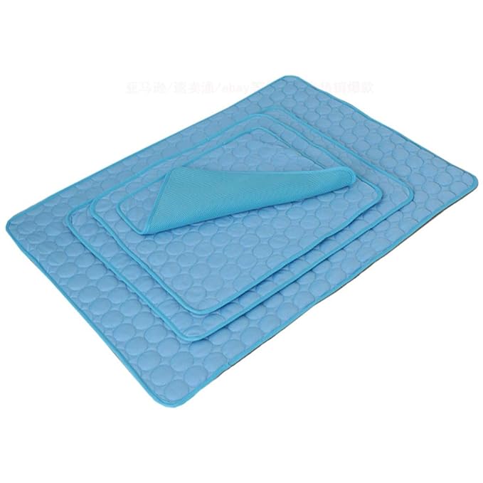 Chaoguang Nesutoraito Washable Summer Cooling Mat for Dogs Cats Kennel Mat Breathable Pet Crate Pad Cusion Sleep Mat for Carrier Bag Dog Self Cooling ...