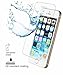KATIN [2-Pack] Screen Protector For iPhone SE 2016, iPhone 5S, iPhone 5, iPhone 5C Tempered Glass, 9H Hardness, Bubble Free, Easy to Install