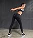 Laisa Sports Women's Compression Thigh Slimming Butt Lift Leggings Hip Push Up Yoga Pants (US X-Small=Asia M, Black)