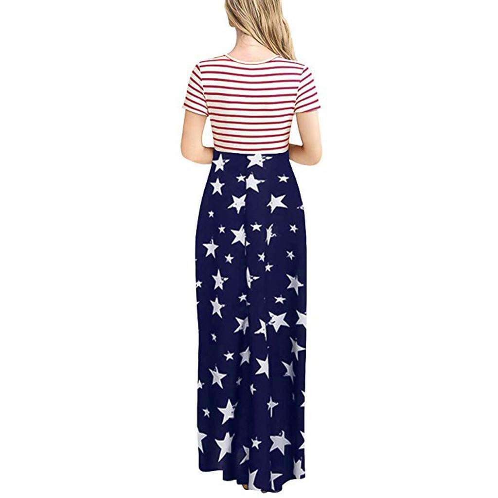 patriotic maxi dress