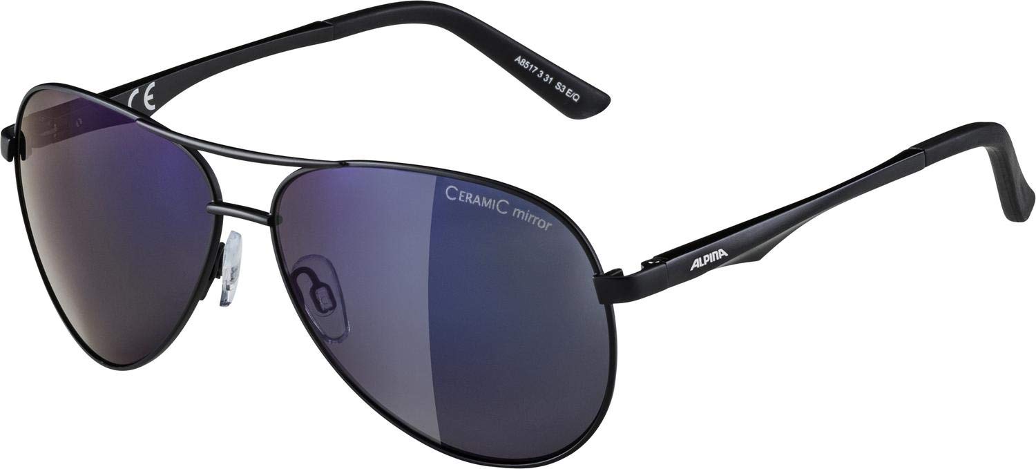 ALPINA Unisex - Adult, A 107 sunglasses, black matt, One Size