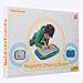 ikidsislands IKS88B [Travel Size] Color Magnetic Drawing Board for Kids, Doodle Board for Toddlers, Sketch Pad Toy for Little Boys (Blue)