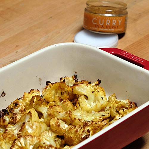 Mild Curry Seasoning Blend - Curry in a Hurry w/ Turmeric, Garlic & Natural Spices - Gluten Free, No MSG , Vegan, Healthy Curry Spice Powder- Great for Curry Noodles, Thai Cuisine & Indian Food