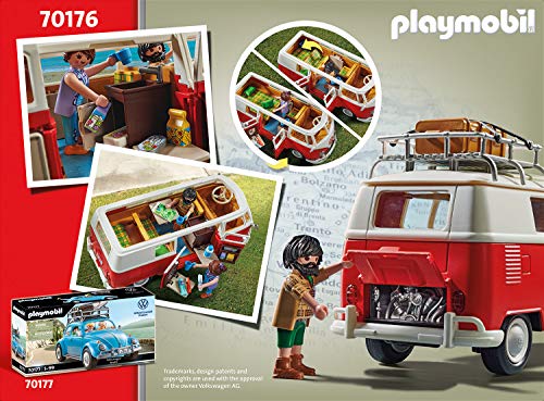 PLAYMOBIL Volkswagen 70176 T1 Camping Bus, Für Kinder ab 5 Jahren – Bild 4