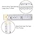 Soft Measure Tape Measuring ULG Sewing Tailor Flexible Cloth Ruler Body Measurement 60 Inch 150cm Pack of 3 White