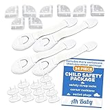 Ah Baby Child Safety Locks, Corner Cushions and Outlet Covers kit (24 Piece) Stops Burns, Cuts and Other Injuries