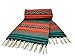 Spirit Quest Supplies Bodhi Blanket Mexican Style Throw Blanket - Falsa Blanket for Yoga, Picnics, Beach, Tapestry, Camping, More (Kokopelli: Rust Red, Teal, Salmon Pink, Black, Grey)