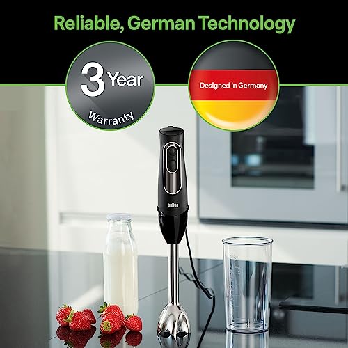 Braun 4in1 Immersion Hand Blender, Powerful 350W Stainless Steel