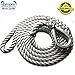 DBROPES 3 Strand Mooring Pendant 100% Nylon Rope with Heavy Duty Thimble Made in USA (1/2