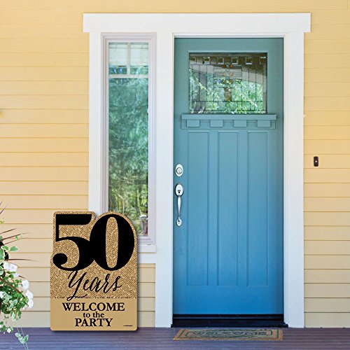 Big Dot of Happiness We Still Do - 50th Wedding Anniversary - Party Decorations - Anniversary Party Welcome Yard Sign