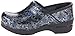 Dansko Women's Prof Silver/blue Tooled Mule