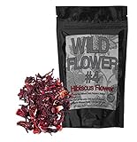 Dried Whole Hibiscus Flowers - Organically Grown -Perfect for Homemade Tea Blends, Potpourri, Bath Salts, Gifts, Crafts Wild Flower #4 (4 ounce)