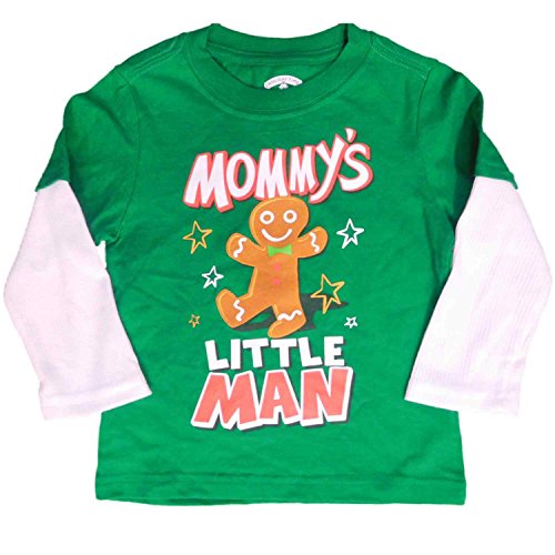 Holiday Time Infant & Toddler Boys Gingerbread Christmas Long Sleeve Shirt 12m