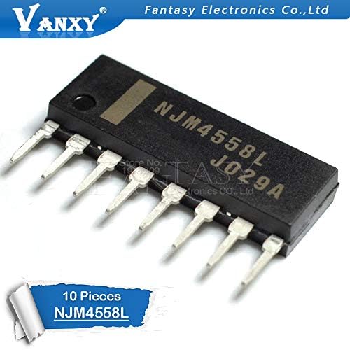 10PCS NJM4558L SIP8 NJM4558 SIP 4558L SIP-8 NJM4558LD New and Original IC