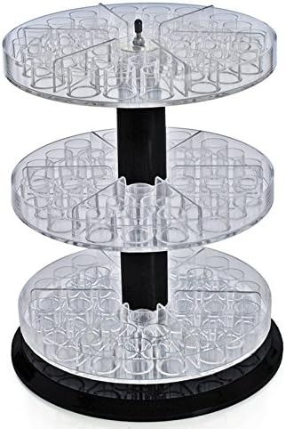 New Retail Three Tier Counter Display with Revolving base 11" Dia. x 13.5" H