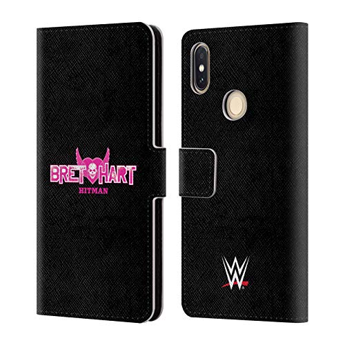 Official WWE Hitman 2 Bret Hart Leather Book Wallet Case Cover for Xiaomi Redmi S2 / Y2 (2018)