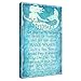 Wisdom From A Mermaid | Mermaid Beach Home Decor Wall Art | Stretched Canvas | Ready To Hang | 16 x 10 Inch