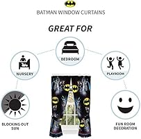 Warner Bros Batman Safe Again Window Drapes 82 X 63 Home Decor