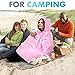 RONGO Oversized Sweatshirt Hoodie Blanket for Men, Women & Kids - Double-Sided with Sherpa & Plush Fleece Lining - Kangaroo Pocket Giant Hoody with Extra Front Pocket for Mobile Phone, Bottle or Keys