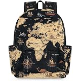 Colorful Geometric Laptop Backpack - 24L Capacity, Fits 19" Laptop, Multiple Pockets, For School & Travel