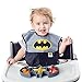 Bumkins DC Comics Batman SuperBib, Baby Bib, Waterproof, Washable, Stain and Odor Resistant, 6-24 Months (Pack of 2)