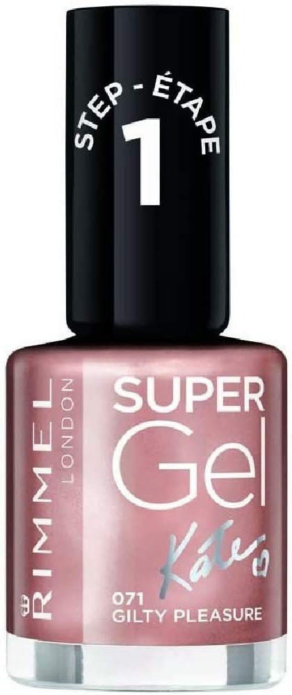 Rimmel London Super Gel Nail Polish, Guilty Pleasure, 12 ml, Packaging May Vary