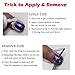 AIMEILI Liquid Latex Peel Off Tape Cuticle Guard Skin Protector for Nail Art White