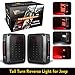 Vplus LED Tail Lights Assembly Smoke Lens Brake Turn Stop Reverse DRL Light Lamp Replacement for 2007-2017 Jeep Wrangler YJ JK CJ TJ JKU Sports, Sahara, Freedom Rubicon (Pair)