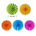 Fiesta Party Decorations Supplies, Multi-Color Hanging Paper Fans, Pom Poms Flowers, Garlands String Polka Dot, Triangle Bunting Flags for Birthday Parties, Wedding Decor, Fiesta or Mexican Party