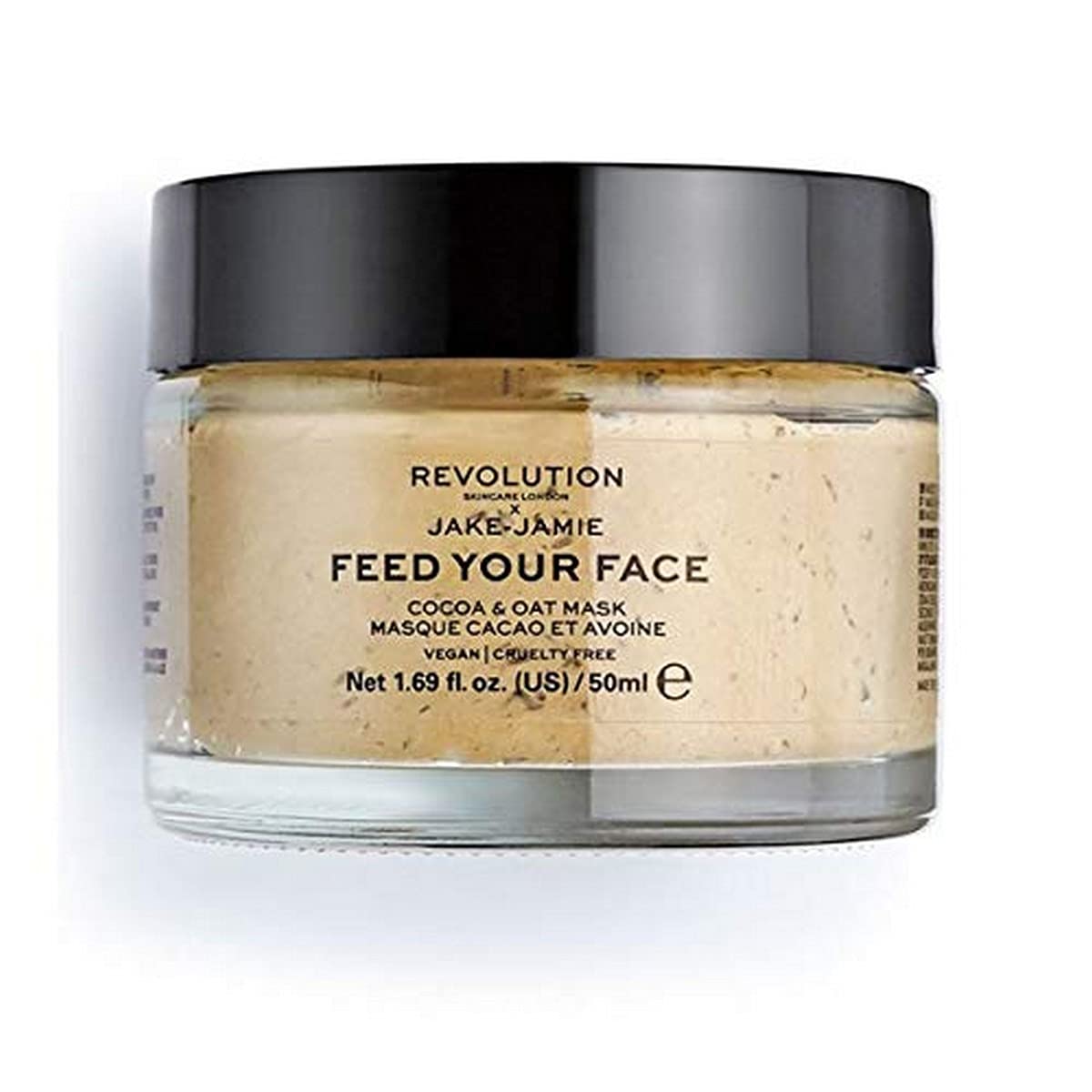 Revolution Beauty London Skincare, Jake Jamie Cocoa andamp; Oats Moisturising Face Mask, 50ml