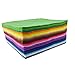 flic-flac 42pcs1.4mm Thick Soft Felt Fabric Sheet Assorted Color Felt Pack DIY Craft Sewing Squares Nonwoven Patchwork (15cm * 15cm)