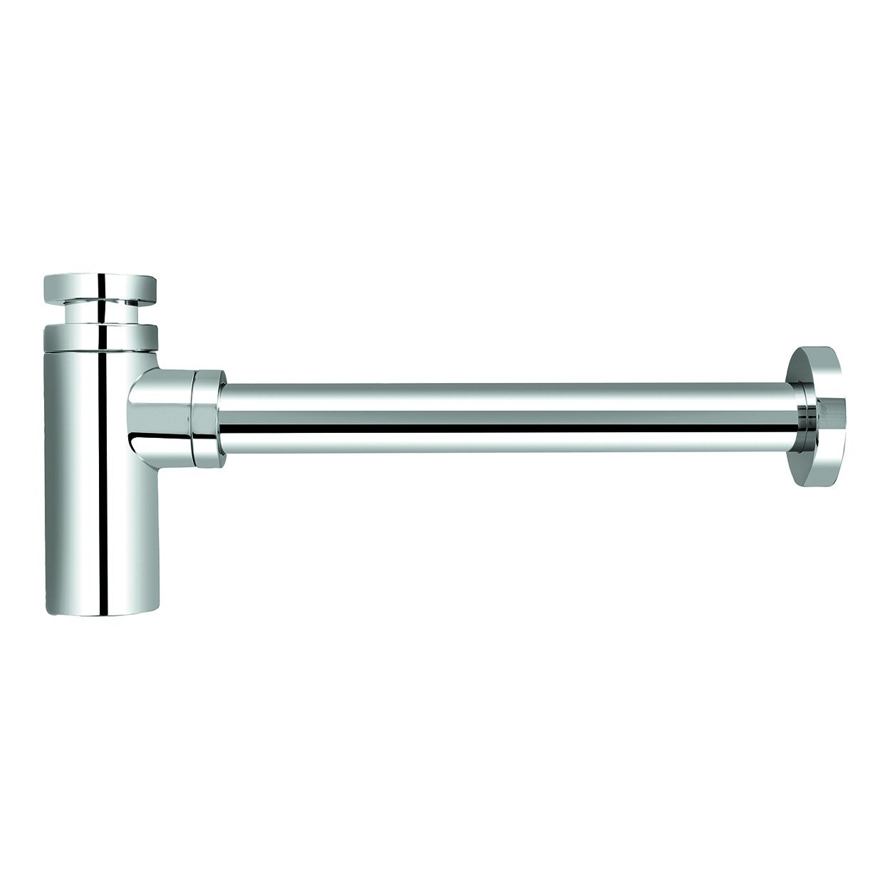 VARIOSAN Design 12555 Siphon Odour Trap 1 1/4 Inch 32 mm Chrome-Plated Brass