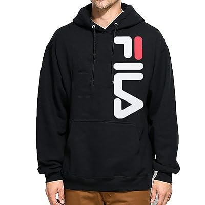 Mens Hoodies Fila Sweatshirt Amazon FILA Men's Big Tall Black