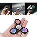 TYZEST Spinner Fidget EDC ADHD Focus Toy, Pure Aluminum Hand Spinner Fidget Toy Ultra Durable High Speed 2-5 Min Spins (Black)