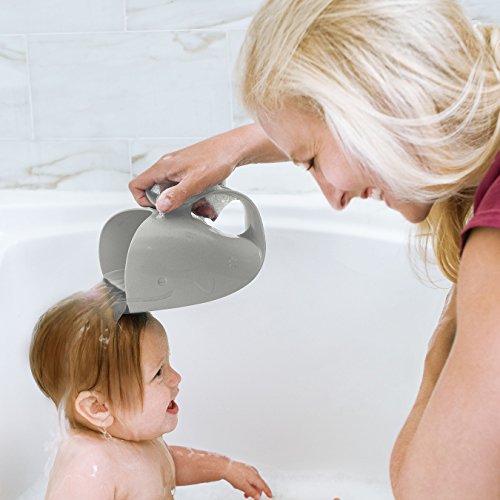 Skip Hop Moby Bath Tear-Free Waterfall Rinser Bath Cup, Grey
