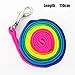 Miyoo Pet Leash Harness Set Colour Profusion Strong Durable Nylon Puppy Cat Rabbit Kitten Pull Dog Harness and Leash Set Adjustable Puppy Harnesses Lead Set