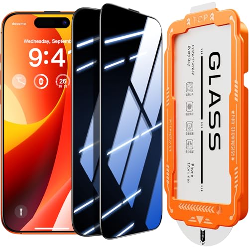 Zeniss Privacy Screen Protector for iPhone 15 Pro