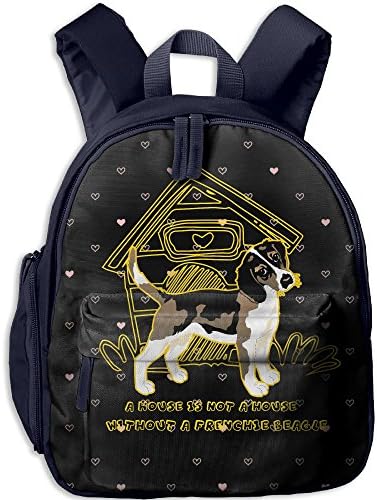 A House Is Not A House Without A Frenchie Beagle Cute Pre-School Backpacks Little Kid And Toddler Safety Harness Backpack