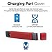 Majide Ultra Thin Vapor Case Compatible with JUUL | 3-in-1 Protection Technology and Hybrid Drop Protection - Never Lose Your Device Again! (Red)